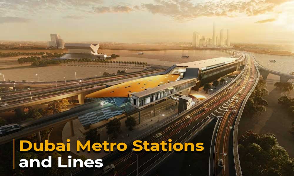 Dubai Metro Stations and Lines