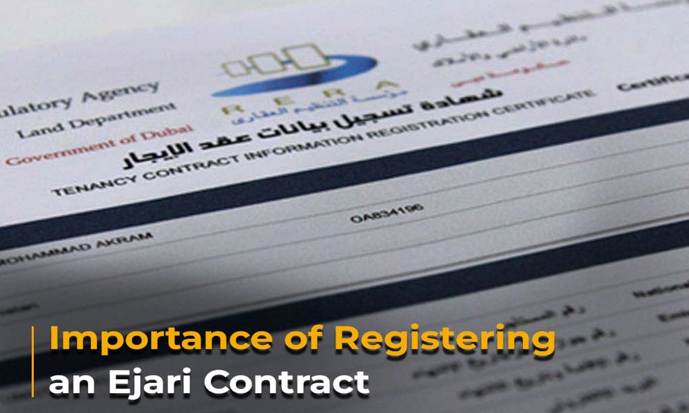 Importance of Registering an Ejari Contract