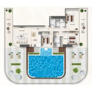 Binghatti Flare 3BHK